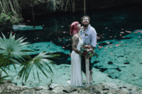 01 This couple decided to elope to Tulum to tie the knot and make it inspired by nature