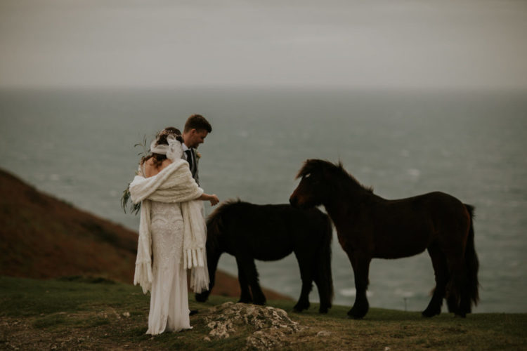 Magical Winter Elopement On The English Coast