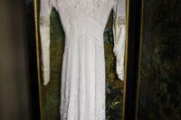 03 The wedding dress was composed of three different vintage gowns purchased by the bride