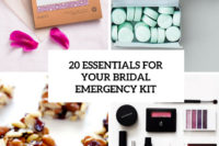 20 essentials for your bridal emergency kit cover