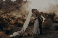 01 This moon-inspired wedding took place in Joshua Tree in the desert