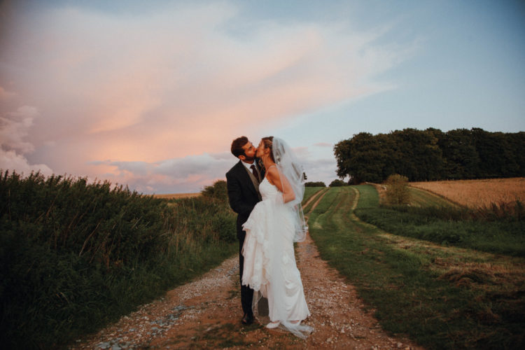This rustic wedding was inspired by Glastonbury festival and everyone had a lot of fun