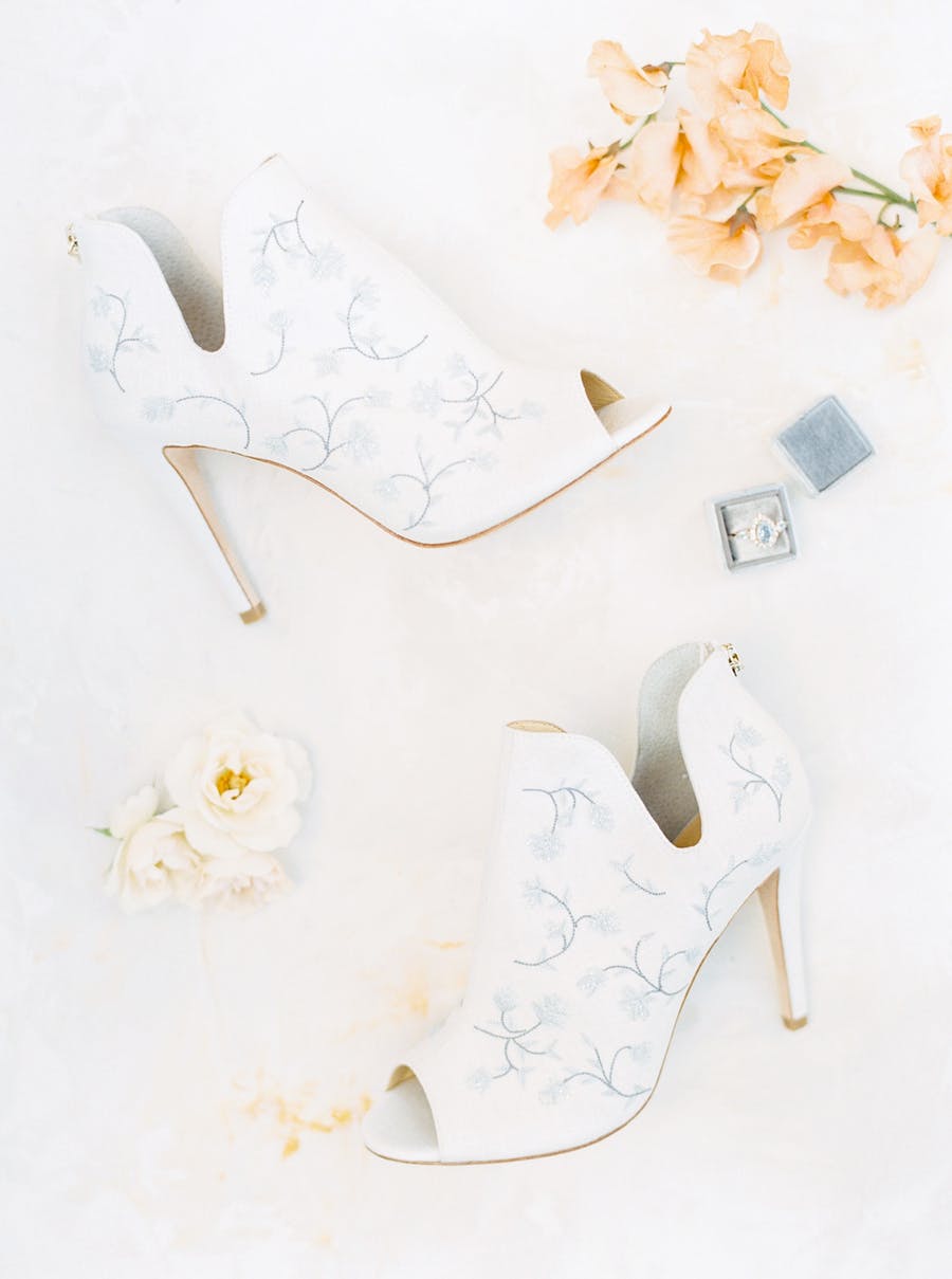 Look at these gorgeous bridal booties, aren't they super chic