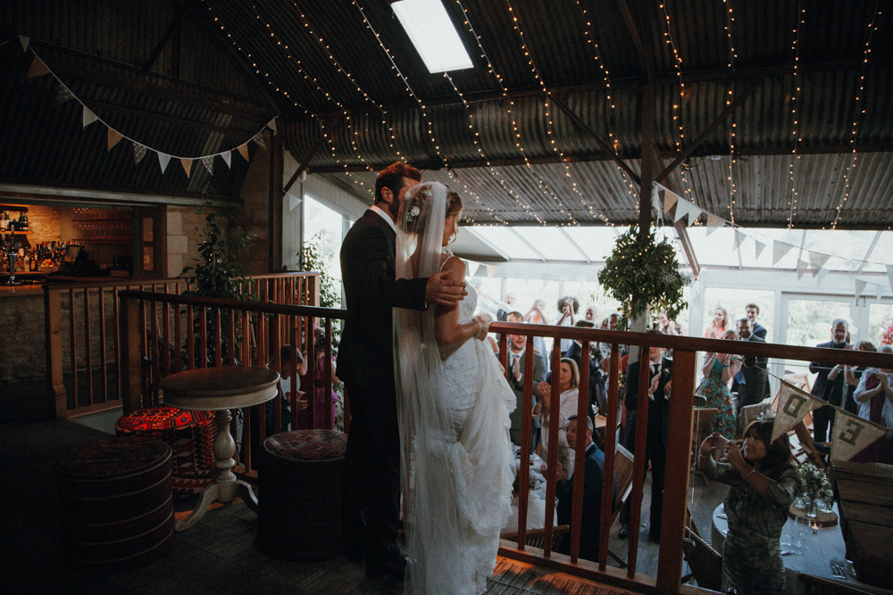 fairy lights to light up the ceremony space