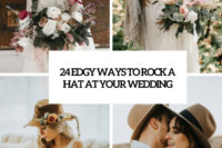 24 edgy ways to rock a hat at your wedding cover