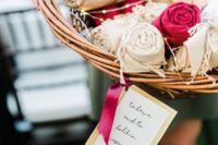 blankets as wedding favors