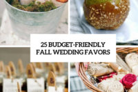 25 budget-friendly fall wedding favors cover