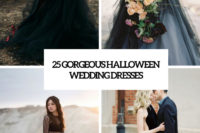 25 gorgeous halloween wedding dresses cover