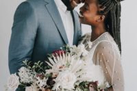 01 This beautiful and inspiring wedding shoot features both boho and modern styles fused very harmoniously