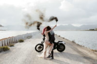 01 This edgy rock’n’roll elopement too place in Ibiza and the couple realized all their dreams