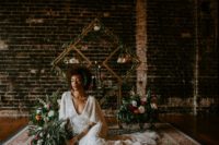 03 Luxurious florals with textural greenery were all around the space