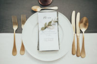 modern stationary for a mountain wedding