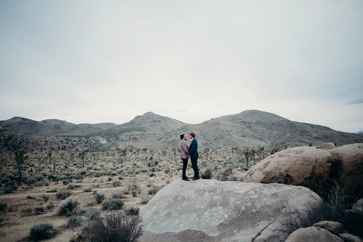 Later the grooms went for some romantic portraits in the desert