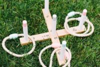 11 spruce up your outdoor wedding with a ring toss game, which is classics