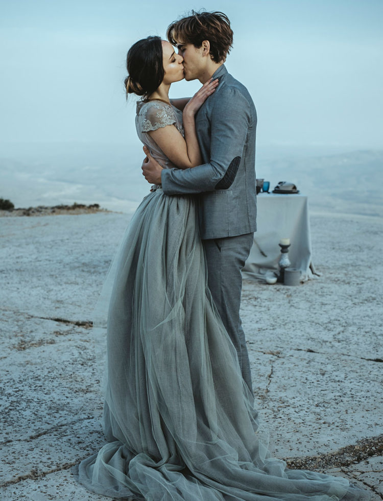 What a gorgeous moody elopement