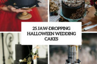 25 jaw-dropping halloween wedding cakes cover