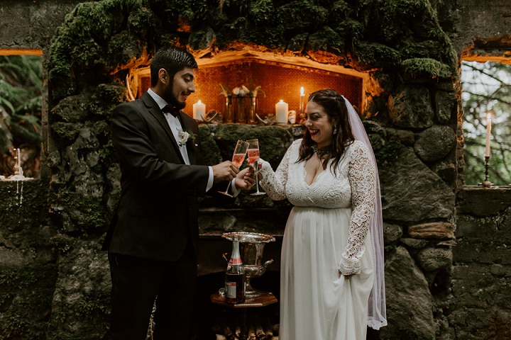 Rainy And Moody Forest Elopement