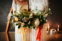 textural wedding bouquets