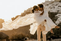 06 Santorini is a gorgeous place to elope, there are amazing views