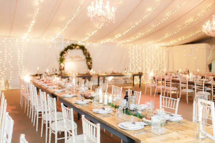 There was much light to make the venue more welcoming and neutral shades reminded of winter wonderland