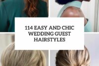 114 easy and chic wedding guest hairstyles cover