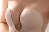 13 an anti slip V-shape reusable push up bra is a great idea for a plunging neckline, strapless wedding dress or just a deep cut