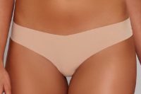 15 nude flat thong panties is a proper choice for a fitting dress or a dress with sheer parts