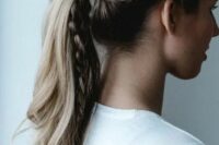 a lovely braided ponytail