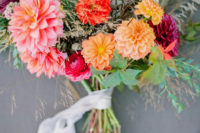 bold bouquet that is perfect for a summer wedding