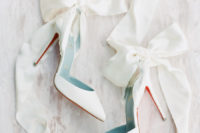 really chic bride’s shoes