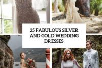 25 fabulous silver and gold wedding dresses cover