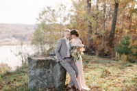 01 This beautiful fall elopement shoot is full of gorgeous ideas for fall couples
