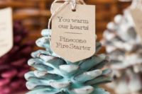 18 a colorful pinecone fire starter may be usual or scented, make some easily and fast and voila