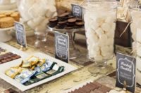 23 a s’mores bar is another must for a winter wedding, besides it will unite people
