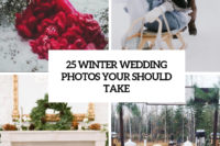 25 winter wedding photos you should take cover