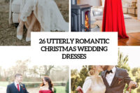 26 utterly romantic christmas wedding dresses cover