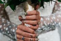 cute bridal manicure