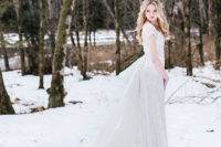 09 What a gorgeous and inspiring snowy wedding shoot