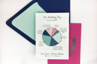12 a super fun save the date drawn as a pie chart looks as if you’ve hand drawn it yourself
