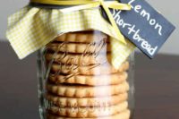 14 a jar with homemade cookies that is nicely packed is a cool and budget-savvy wedidng favor idea