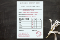 25 a marriage report card is a fun alternative to a usual wedding invitation