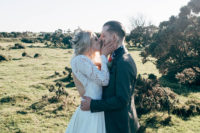 01 This couple went for a bold moorland wedding with a strong boho feel and rock-n-roll touches