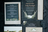 02 The wedding stationery was done with engagement pics of the couple