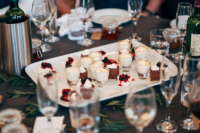 12 There were many desserts served, so the couple skipped the wedding cake