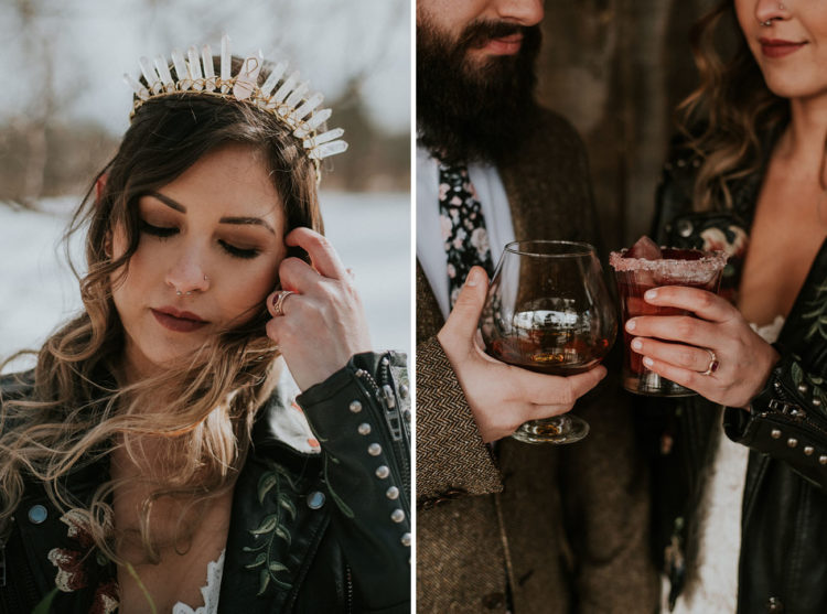 What a fantastic wedding shoot with a boho chic feel