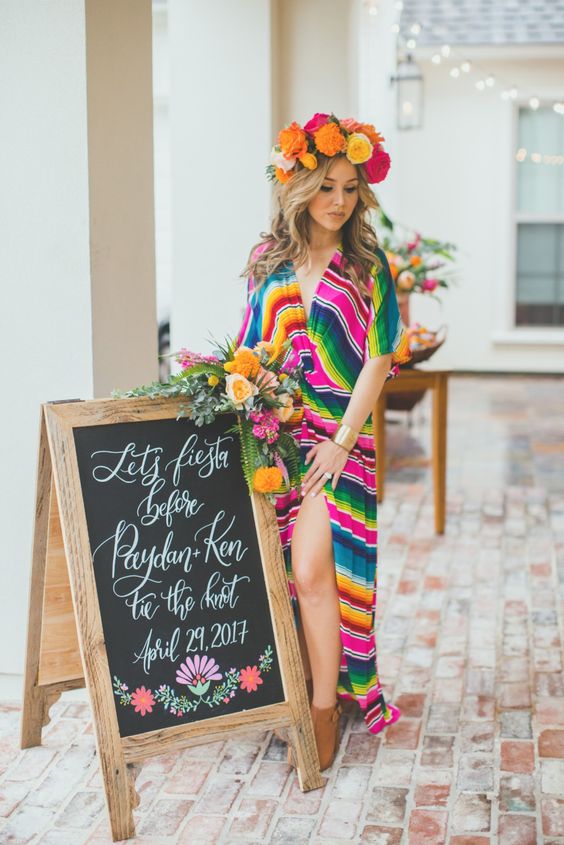 proper signage is a must for an outdoor bridal shower for people to know where to go