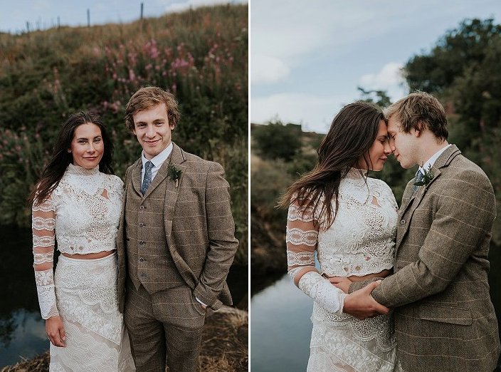 What a beautiful couple and what a gorgeous wedding with a rustic feel