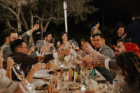 13 Everyone totally enjoyed the wedding in the desert