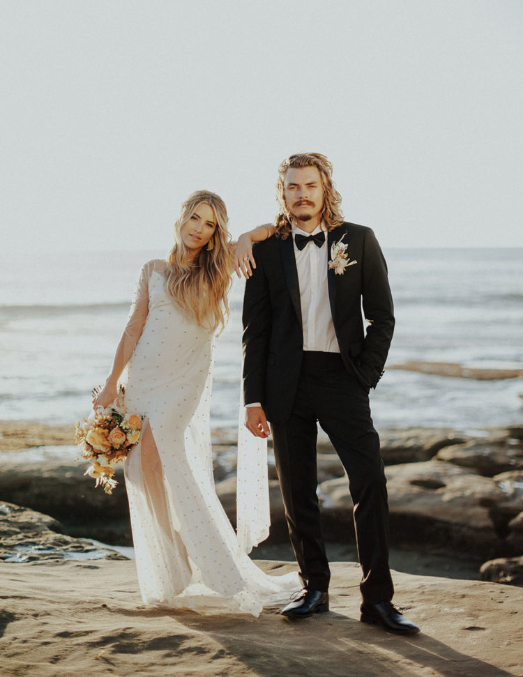 This couple went for a free spirited surfer wedding   a whole weekend at the beach