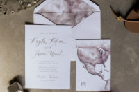 02 The wedding stationery was done with watercolors and look at the map – it’s gorgeous